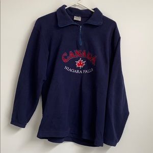 Canada 🇨🇦 Navy Blue quarter zip